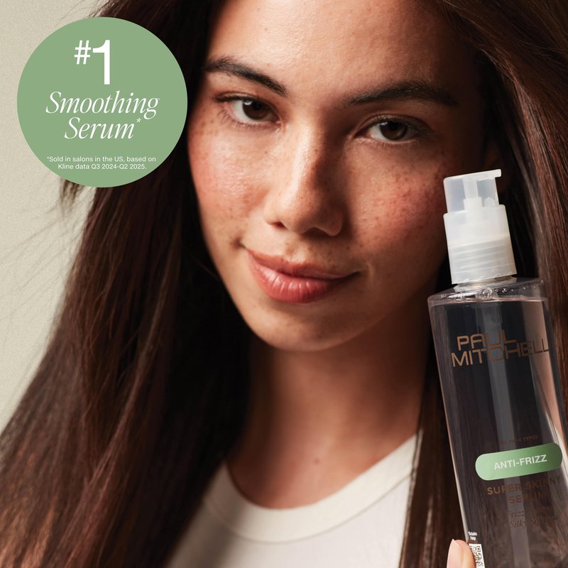 Paul Mitchell Super Skinny Serum Blowout Primer, Speeds Up Drying Time, Humidity Resistant, For All Hair Types, 8.5 fl oz
