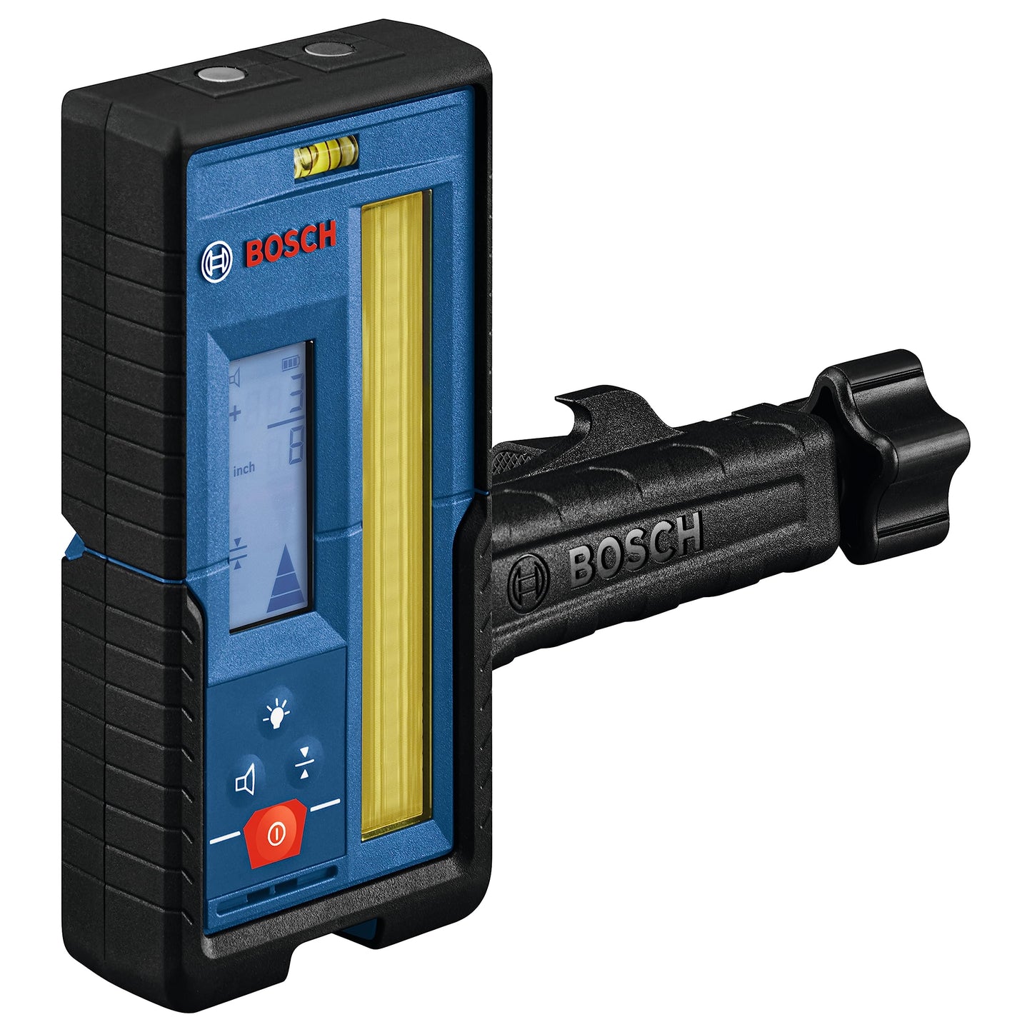 BOSCH LR20 1000 ft Red and Green-Beam Rotary Laser Receiver, Includes Mounting Bracket & 2 AA Batteries