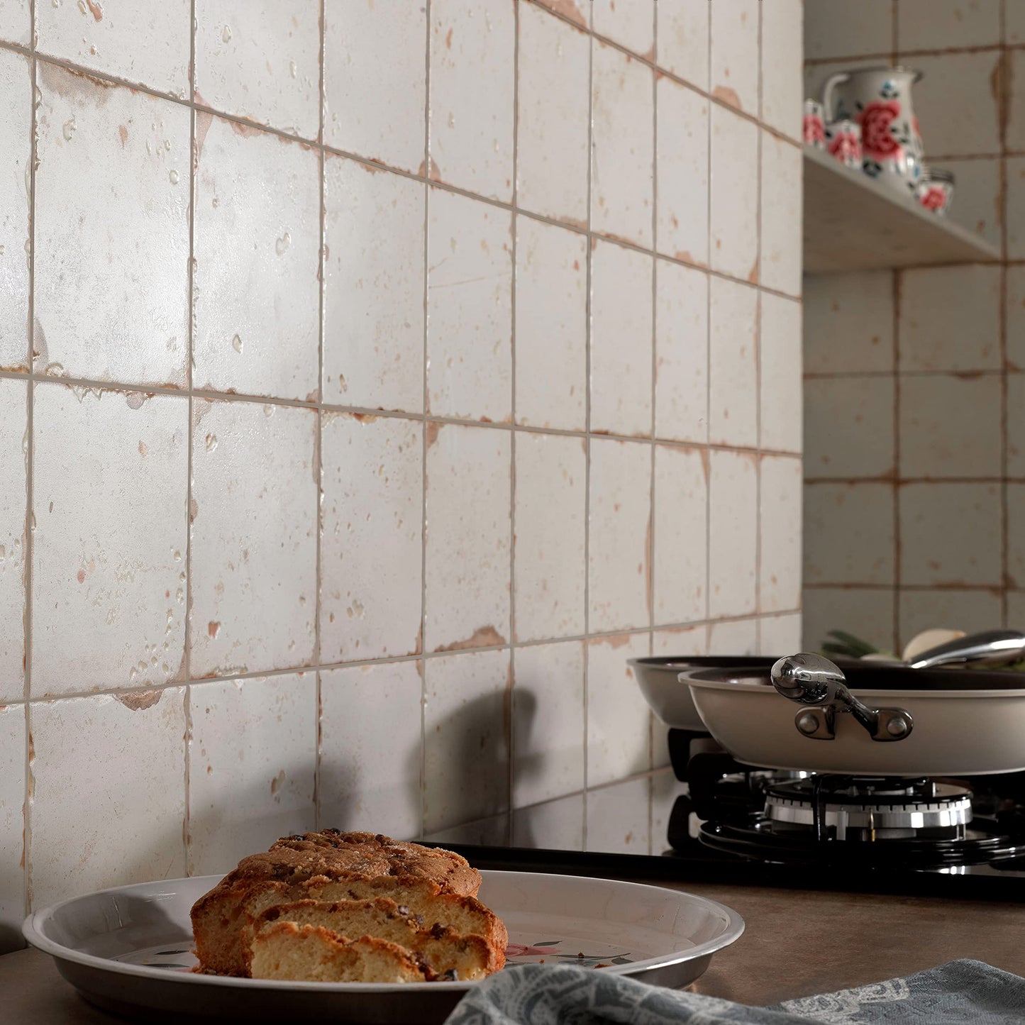 Merola Tile Artisan Blanco 13" x 13" Ceramic Floor and Wall Tile
