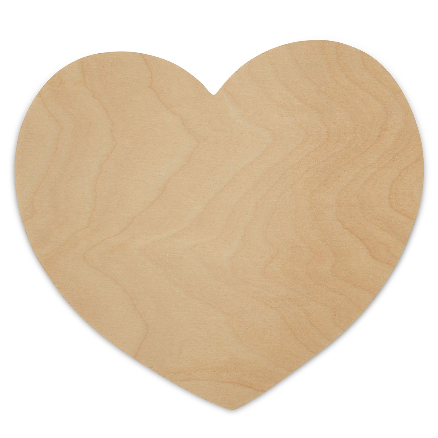 DIY Wooden Heart Cutouts for Crafts 8 inch, 1/8 inch Thick, Pack of 3 Unfinished Shapes for Valentines Day Party Décor, by Woodpeckers