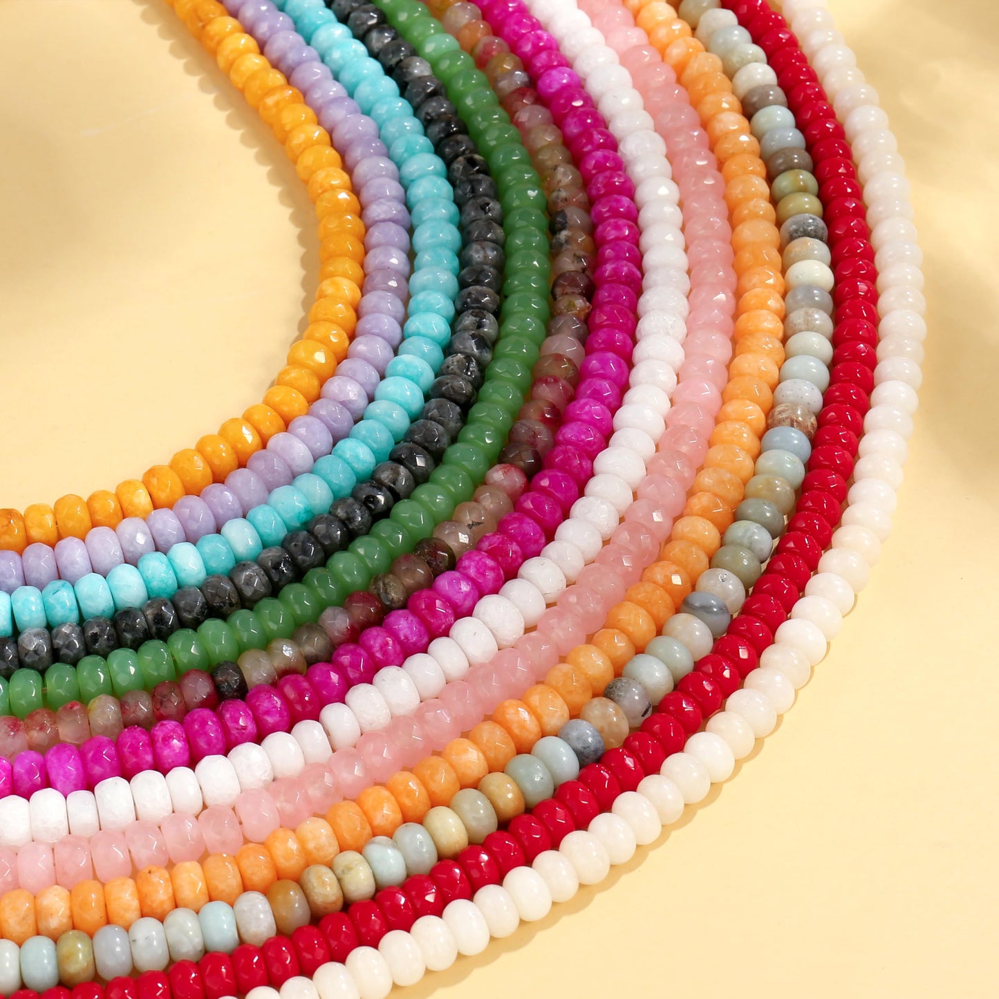 Badu Purple Gemstone Beaded Necklace for Women Natural Stone Bead Beach Choker Necklace Fashion Trendy Jewelry Gifts