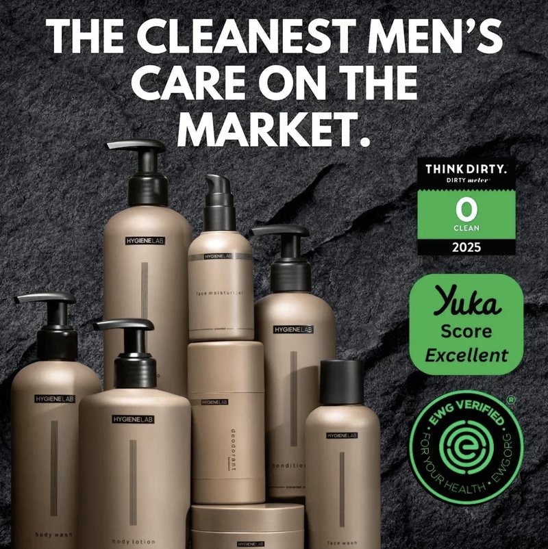HygieneLab Fragrance-Free & Unscented Deodorant for Men – EWG Verified, Aluminum-Free, Non-Toxic Odor Protection for Sensitive Skin
