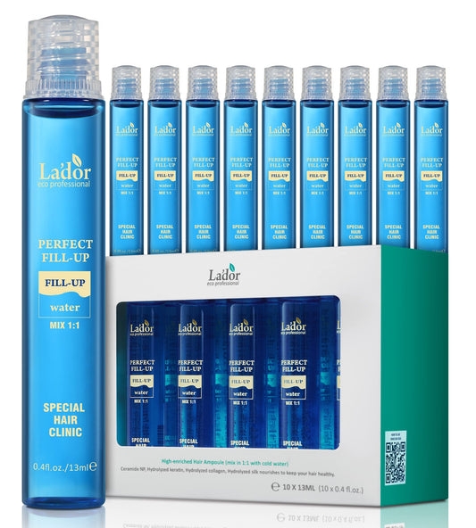 LA'DOR LADOR Perfect Hair Fill-Up Intensive Keratin Deep Conditioner Hair Treatment Collagen Protein Effective Hair Mask Pack for Color Treated Dry Fine Thin Hair Care Korean