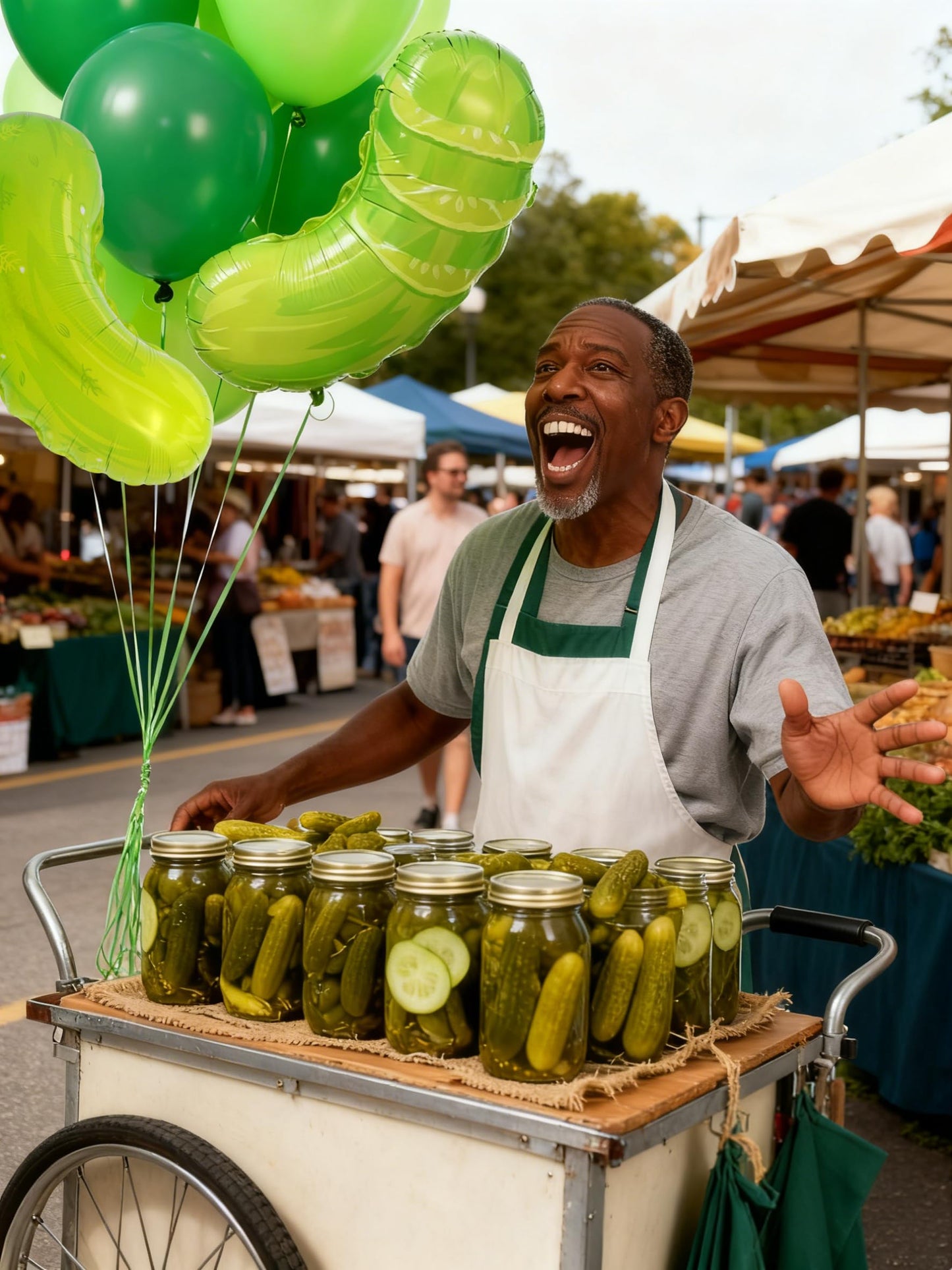 Pickle Party Decorations,Green Dill Pickle Balloons,Cucumber Funny Balloons for Picklesburgh, The Big Dill Party,Last Pickle Shell Ever Tickle Bachelorette,Graduation Decor,Summer Picnic BBQ Supplies
