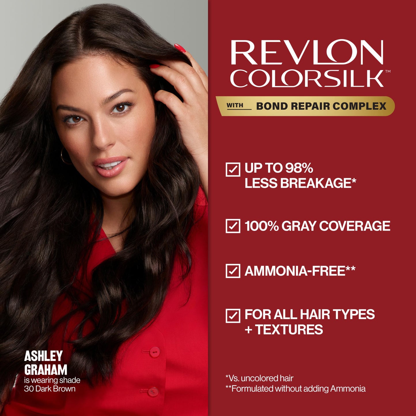 Revlon ColorSilk with Bond Repair Complex, Blonde Permanent Hair Color, 100% Gray Coverage, Ammonia Free Hair Dye, Vegan Keratin, 05 Ultra Light Ash Blonde (Pack of 3)