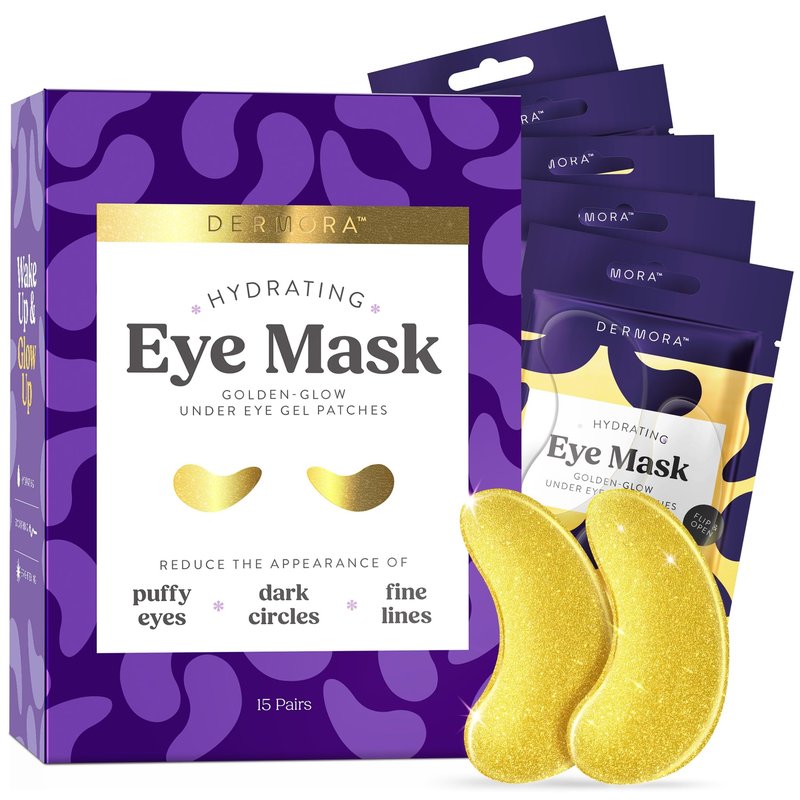 DERMORA Golden Glow Under Eye Patches