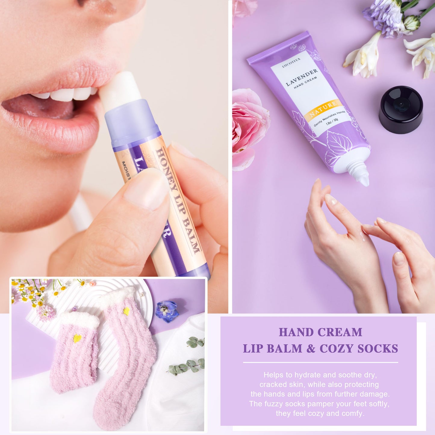 LUCOTIYA Birthday Gifts for Women, Gift Basket for Women Wine Tumbler Self Care Package Gifts for Women, Mom, Bestie, Her, Sister, Wife, Auntie, Thank You Gifts for Women, AM6ZL