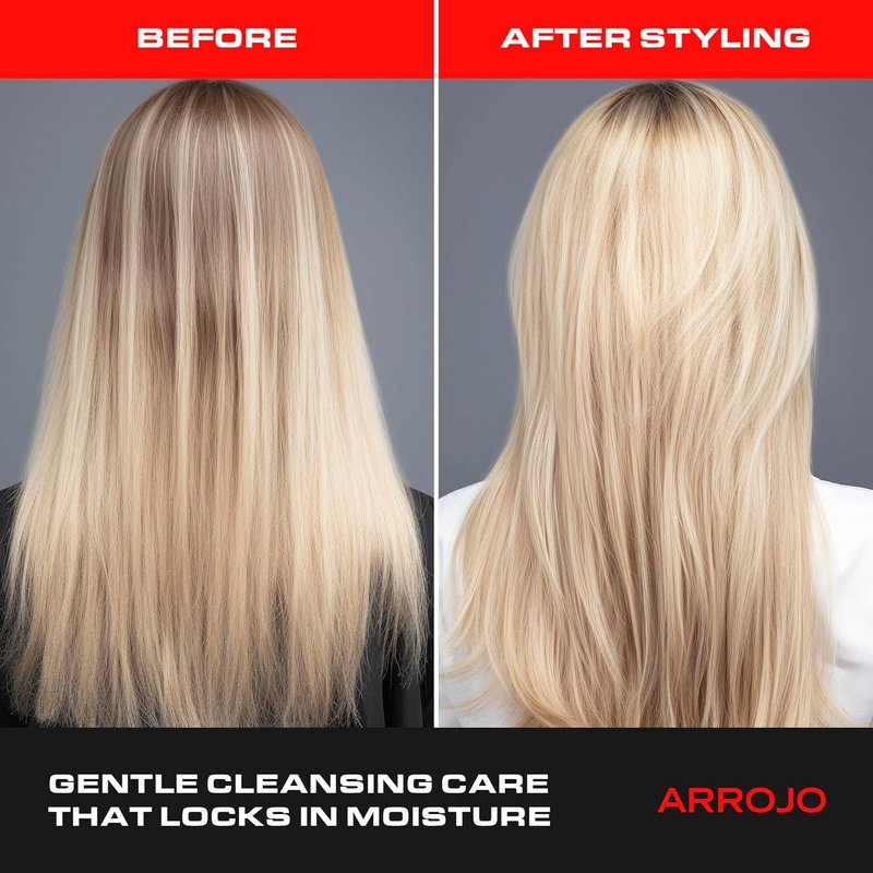 Arrojo ReNEW CoWash 8oz - Sulfate & Paraben Free Cleansing Conditioner for Color Treated Hair | Vegan Non-Foaming Cleanser with Avocado & Babassu Oils