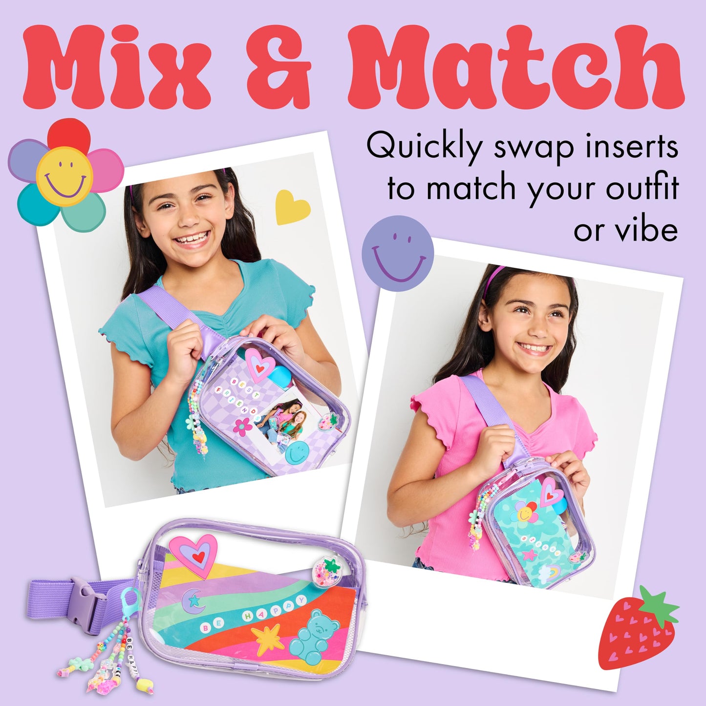 Creativity for Kids Chic Boutique Belt Bag: DIY Girls Fashion Kit, Arts and Crafts Kit, Birthday Gifts for Girls & Spring Crafts (Ages 6+)