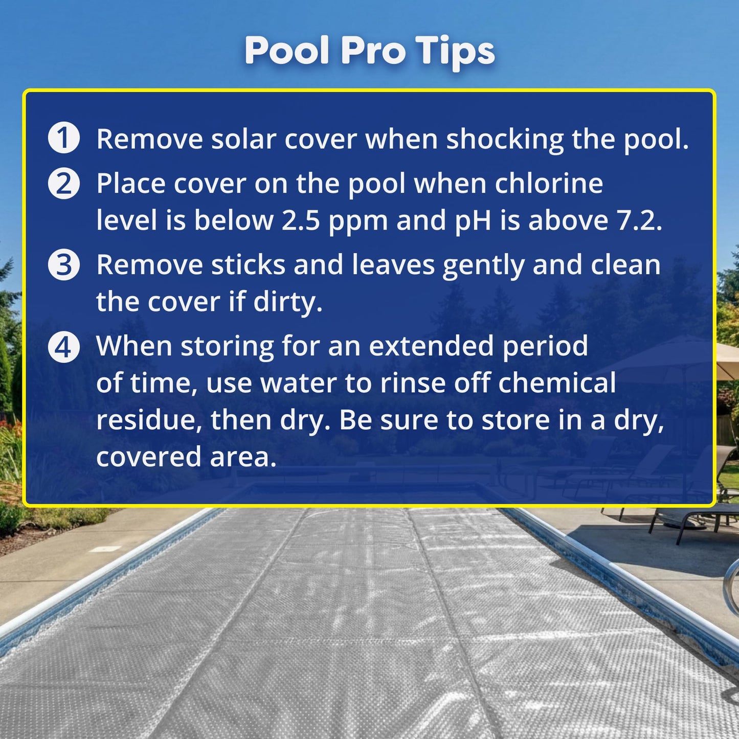 In The Swim 12' x 24' Ultra Silver Rectangle Solar Pool Cover 16 Mil for Solar Heating Above Ground Pools and Inground Pools