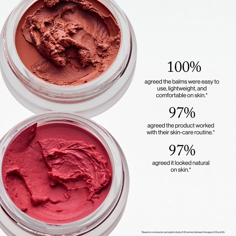 goop Beauty Cream Blush | Sheer Pop of Color for Lips & Cheeks | Vitamin C, Vitamin E & Safflower Oil | Natural Makeup for Glowing Skin | 0.5 oz | Afterglow - Soft Berry