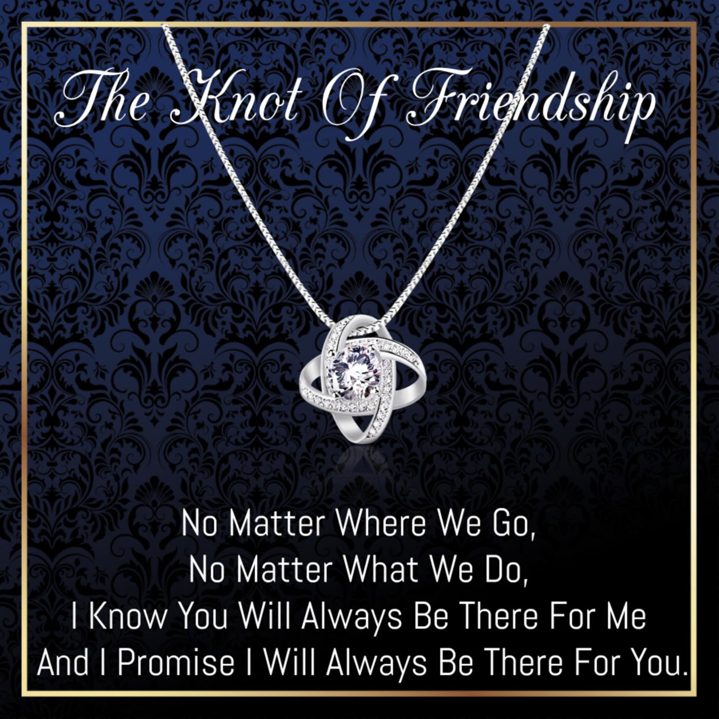 Onepurposegifts Friendship Necklace Friendship BFF Bestie - Birthday Gift for Women, Best Friend