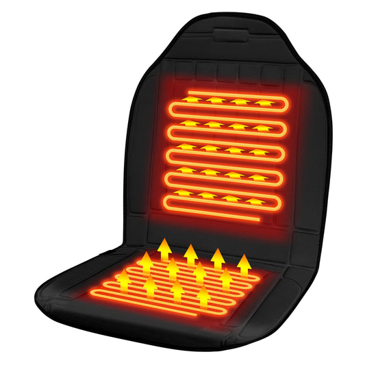 Heated Seat Covers 1 Minute Rapid Heating Seat Cushion,UL Listed,Black Seat Warmer for Winter.