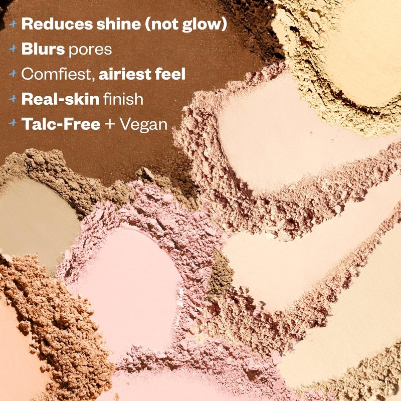 Kosas Cloud Set Baked Setting Powder, Face Powder Makeup for Shine Control, Soft Natural Finish, Clean Beauty Formula, Feathery, Sheer Light Medium