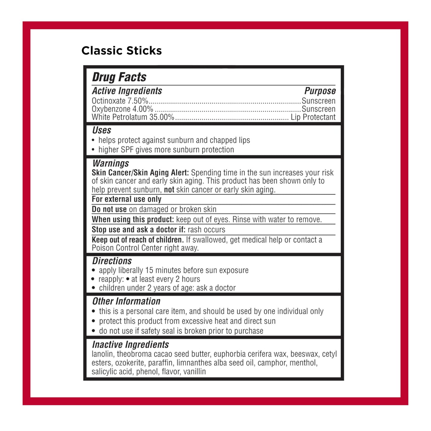 Carmex Classic Medicated Lip Balm Pack, Lip Moisturizer for Chapped Lips, 9-Count Variety Pack Bag (7 Tubes, 2 Sticks)