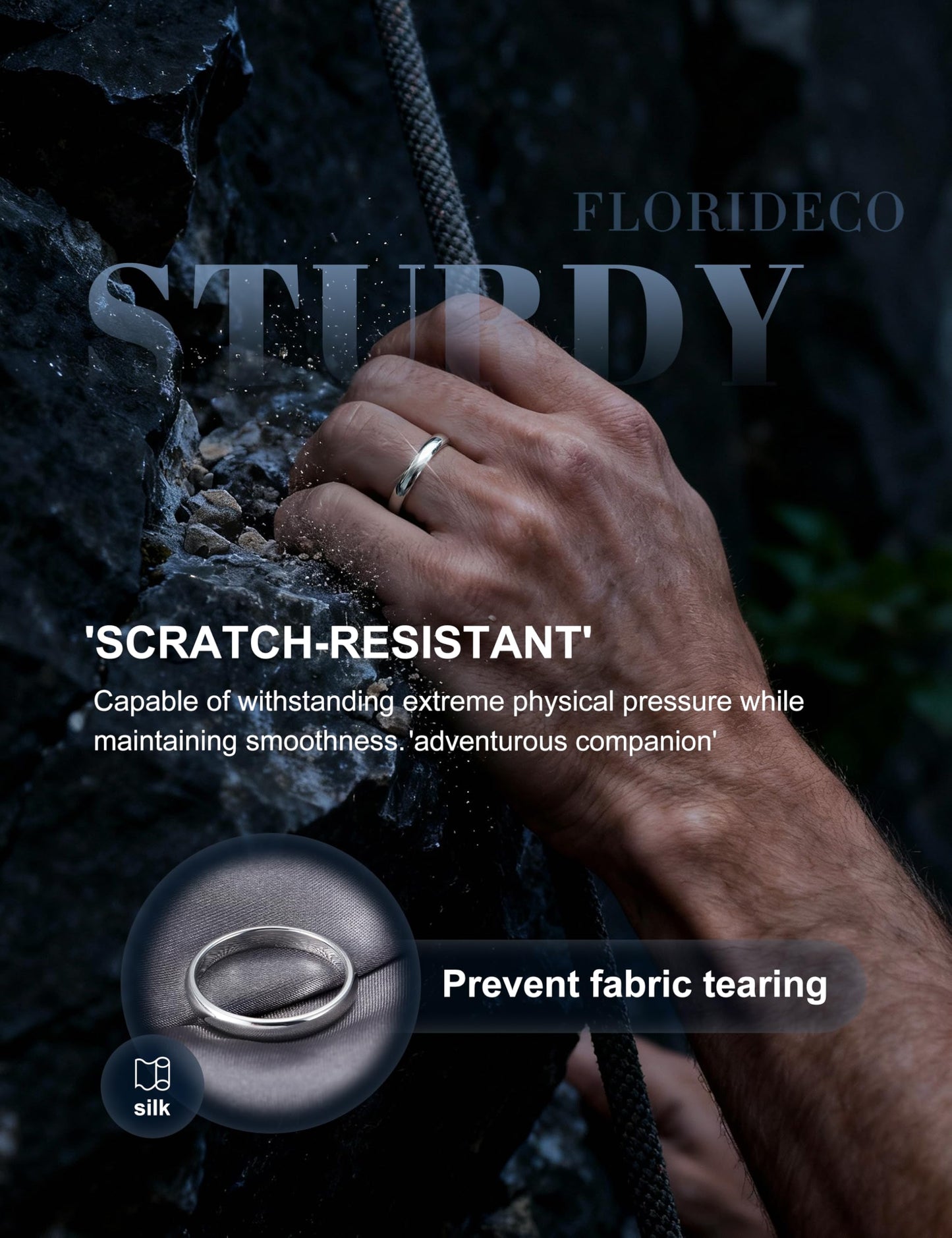 Florideco 3mm Stainless Steel Ring Wedding Bands for Women Mens Ring Wedding Band Plain Dome High Polished Size 8