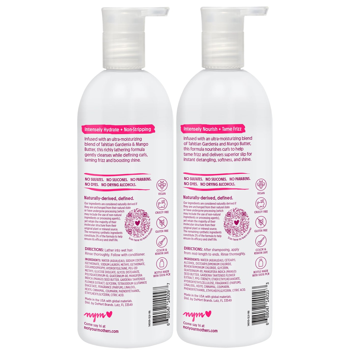 Not Your Mother's Naturals Curl Defining Shampoo and Conditioner Set - (2 Pack) 15.2 fl oz - Shampoo and Conditioner for Women with All Curl Types - Made with 98% Naturally Derived Ingredients