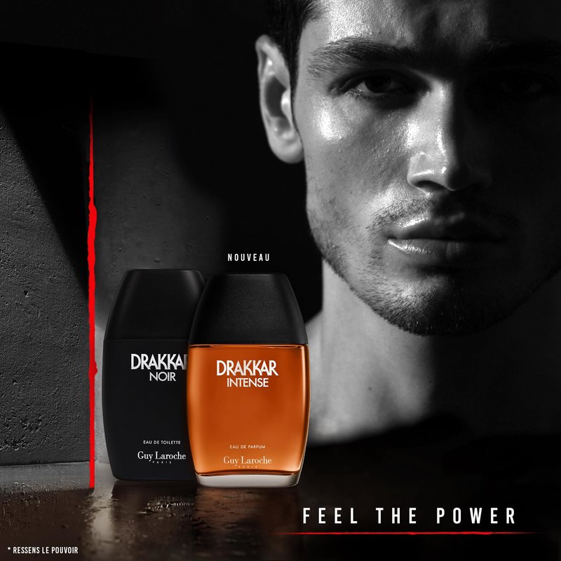 Guy Laroche Intense By Guy Laroche For Men, Bold and Powerful Masculine Fragrance with Deep Aromatic Spices and Woody Notes, Long Lasting Designer Eau de Parfum for Day and Evening Wear, 3.4 Fl. Oz.