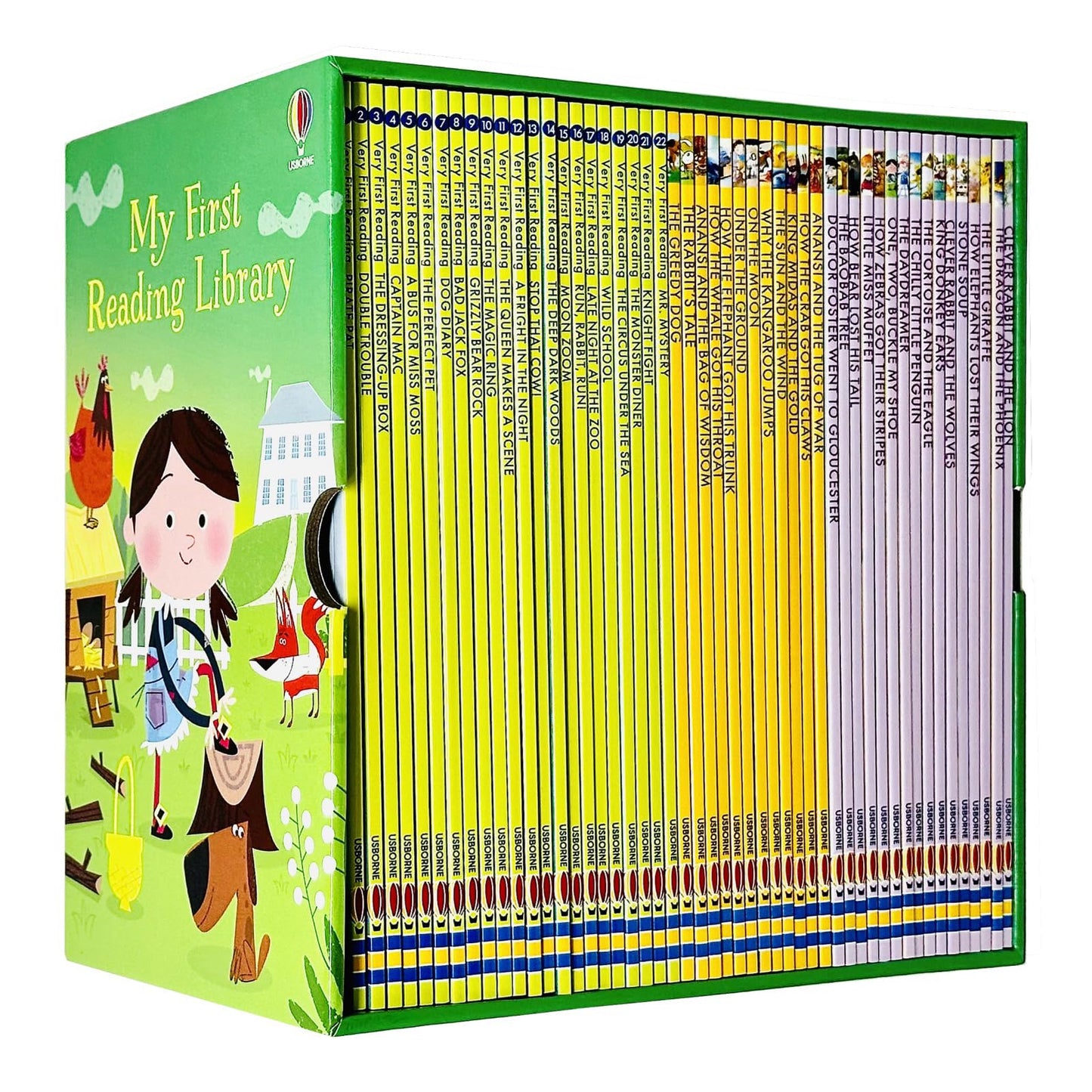 Usborne My Very First Reading Library 50 Books Set Collection Pack Early Level 1 and 2
