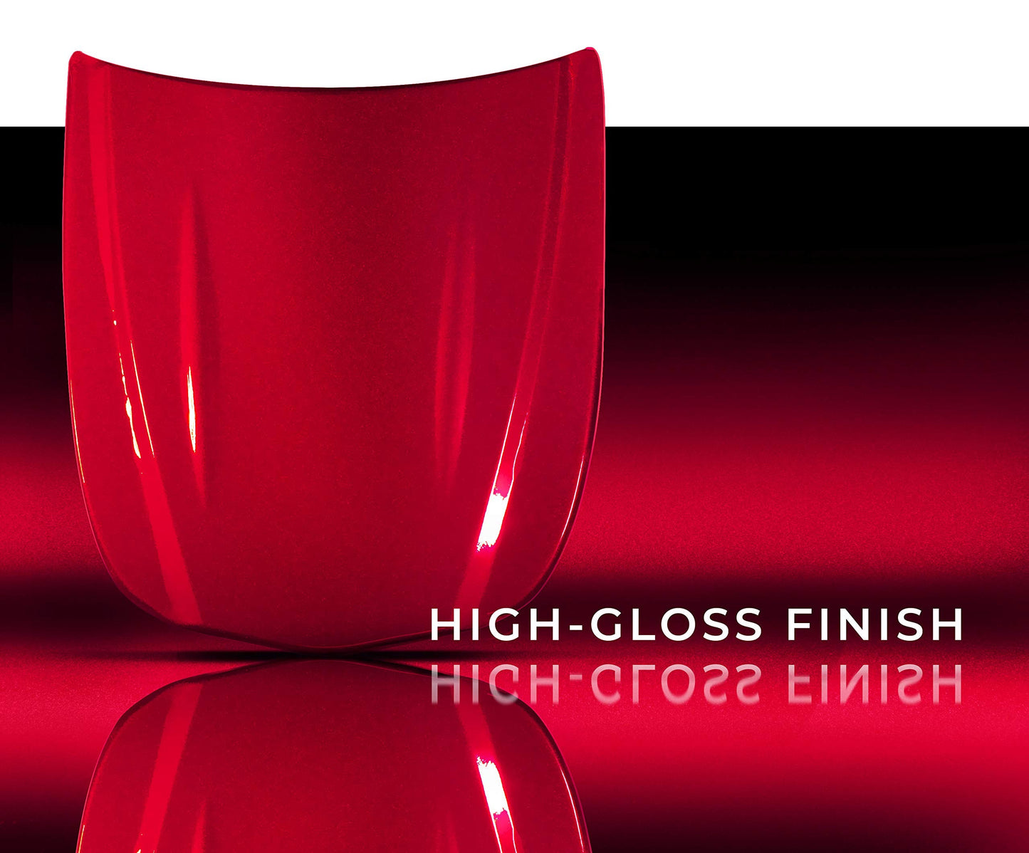 VViViD+ Ultra Gloss Metallic Candy Red Vinyl Car Wrap Premium Paint Replacement Film Roll with Nano Air Release Technology (25ft x 5ft)
