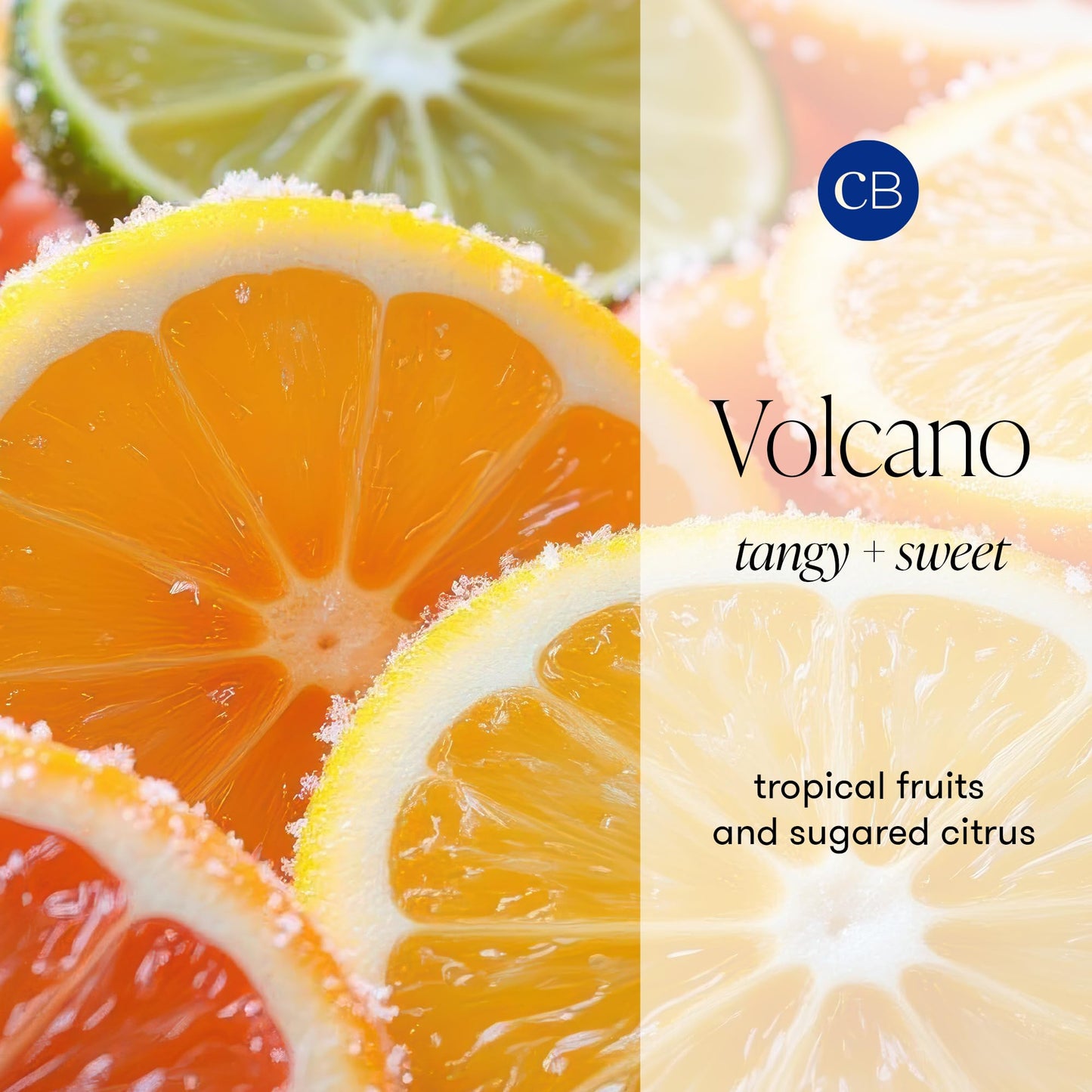 Capri Blue Volcano Candle - Pattern Play Holiday Candle - Petite Glass Jar Candle - Scented Candles with Notes of Tropical Fruits & Sugared Citrus - Decorative Gift (8 oz)