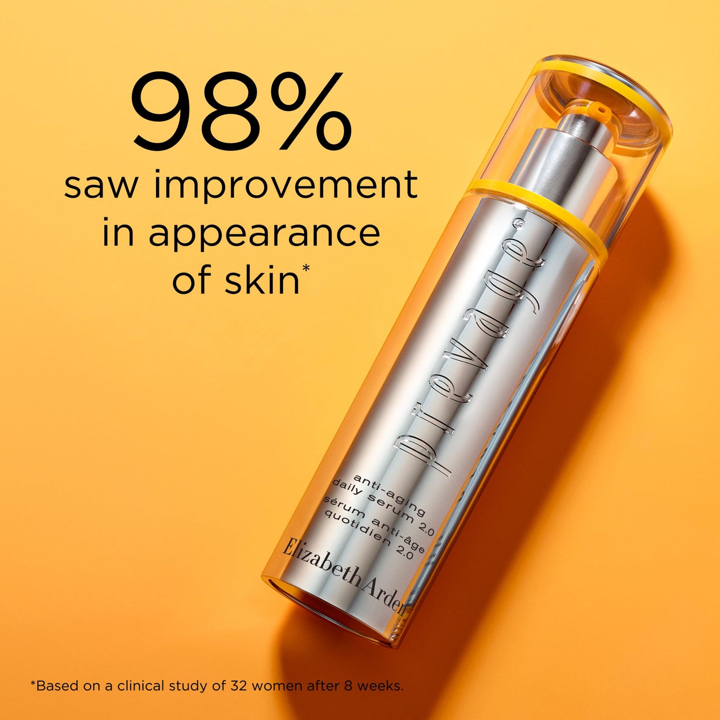 Elizabeth Arden PREVAGE Anti-Aging Face Serum 2.0 for Women, Brightening & Dark Spot Correcting Skincare, With Antioxidant Idebenone Technology, 1.7 Fl Oz