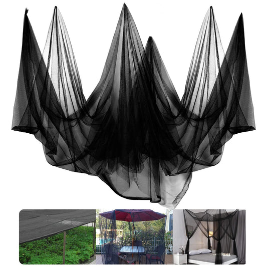 20 x 10 Ft Mosquito Netting for Garden Patio, Breathable Mesh Net for Bird and Insect Protection, Plant Cover for Vegetables, Fruits and Flowers, 3x6m Black