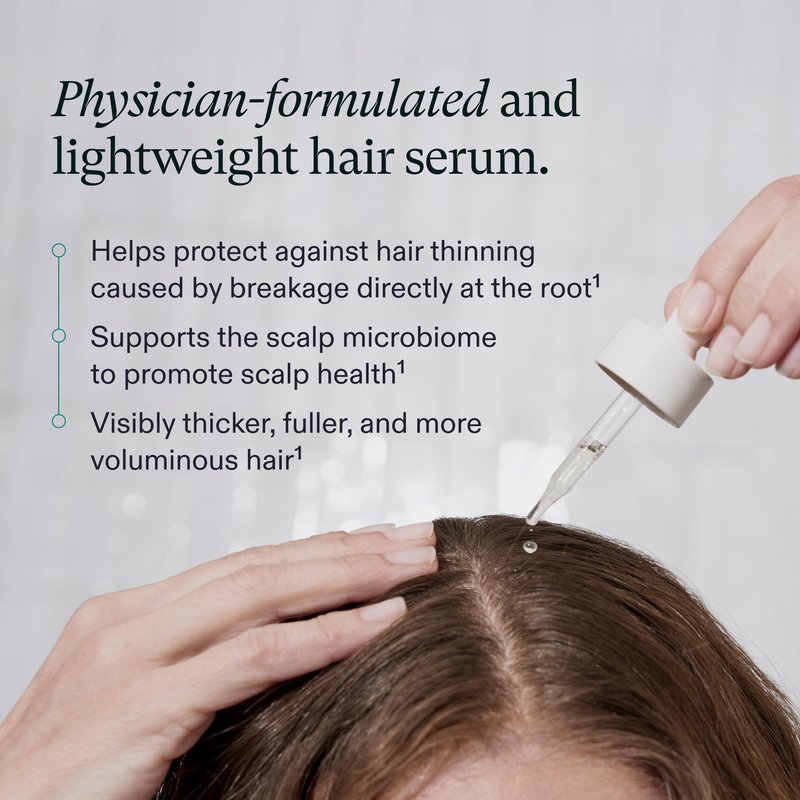 Nutrafol Women's Hair Serum, Vegan Scalp Serum, Supports Visibly Thicker and Stronger Hair, Lightweight and Fast-Absorbing - 1.7 Fl Oz, Pack of 3