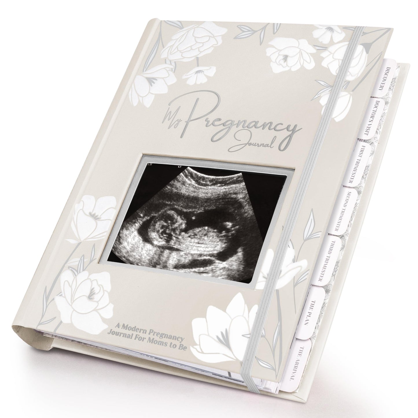 Pregnancy Journal, Pregnancy Announcements - 80 Pages Hard Cover Baby Books For Mom To Be Gift, Baby Memory Book Keepsake, Gender Reveal Gifts For New Moms, Mother's Day, Shower & Registry (Clay)