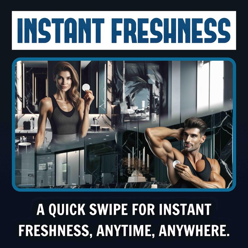 Pit Wipers Aluminum Free Unscented Underarm Deodorant, Incredibly Effective, Stain-Free, Maximum Strength, for Men and Women, Paraben-Free, (6 month supply) (Unscented, 180 count total) (2 pack)