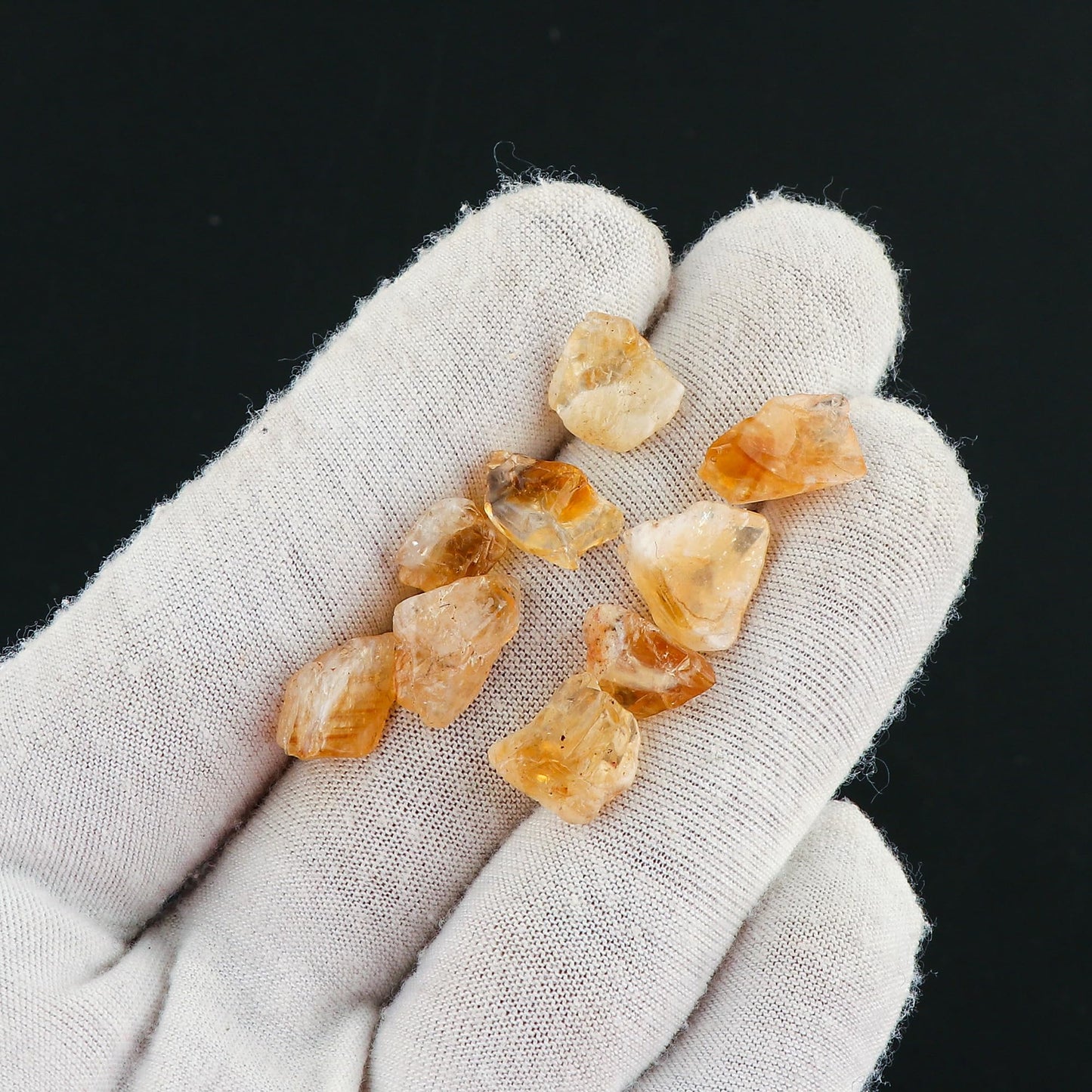 CRYSTALIS 100cts Natural Bi-Color Citrine Raw Crystals, Loose Gemstone Wholesale Bulk Rough Jewelry Making Supply, Chakra And Healing Raw Stones, Wire Wrapping, DIY, Tumbling, Gem Collection