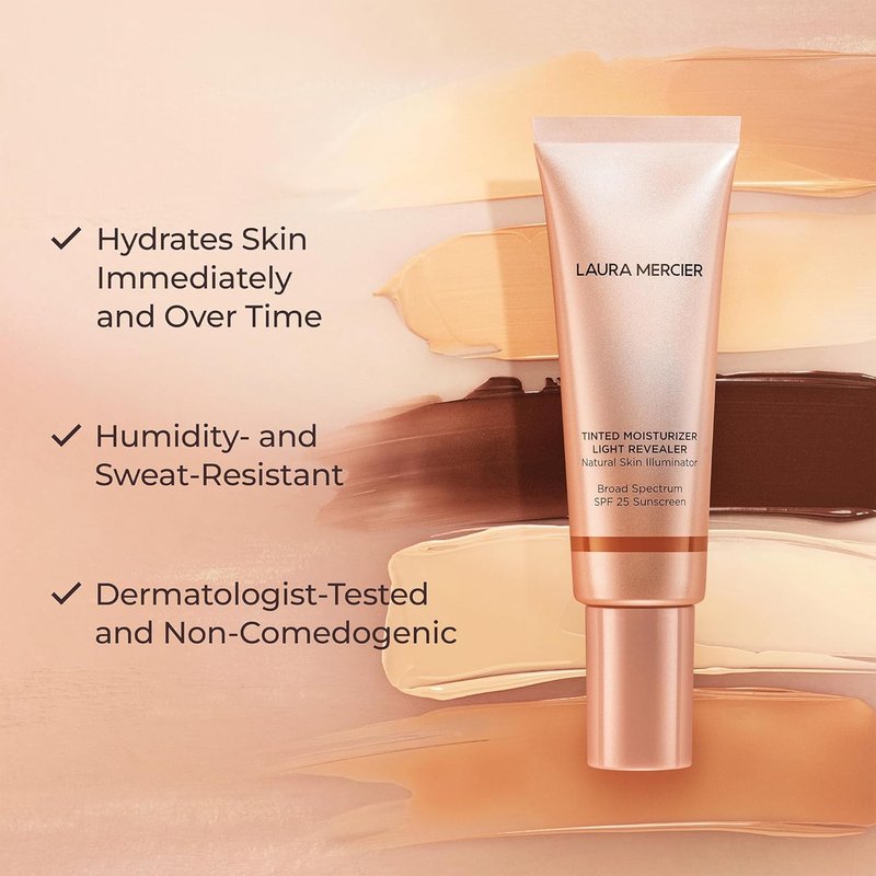 Laura Mercier Tinted Moisturizer | Natural Skin Illuminator with SPF 25 - All-Day Hydration & Luminous Finish