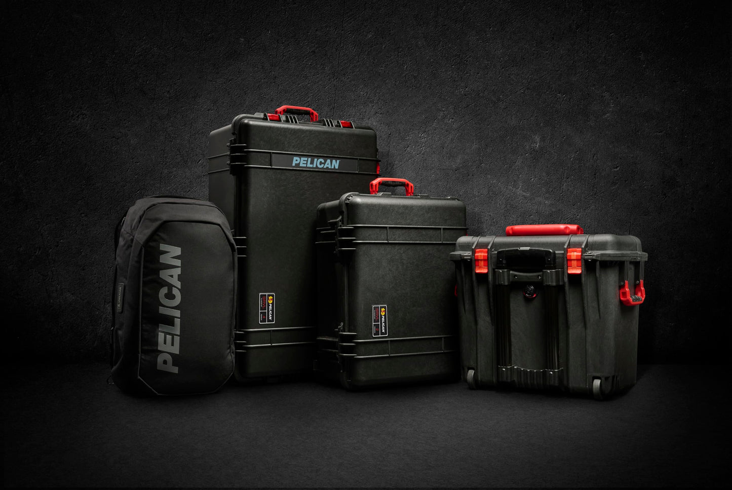 Pelican Prepare 2 Person Kit - Pelican 1560 Case with Redfora 72-Hour Kits for 2 People - Emergency Food Supply and preparedness kit (Black/Red)