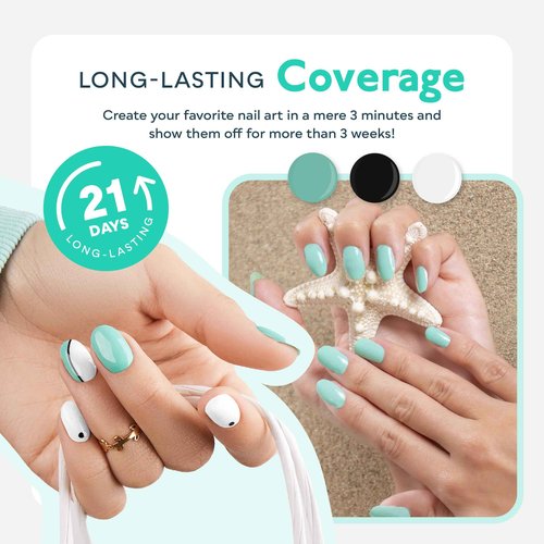 SUNUV SUN3 Professional UV Light for Nails,Hema-Free 16 Color Gel Nail Polish Kit