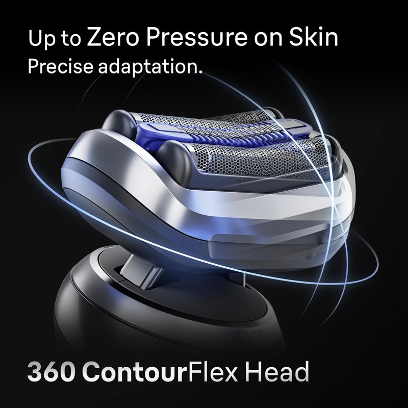 Braun Electric Shaver for Men, Series 7 7171cc, Wet & Dry Shave, Turbo & Gentle Shaving Modes, Waterproof Foil Shaver with Precision Trimmer, Space Grey