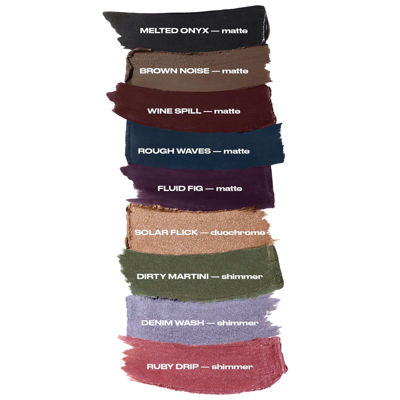 Urban Decay 24/7 Liquid Stick Waterproof Eyeliner - Smudge-Proof, Transfer-Proof, Up to 24HR Wear, Dual-Ended Retractable Gel Liner with Blending Eye Brush - Solar Flick (duochrome copper brown)