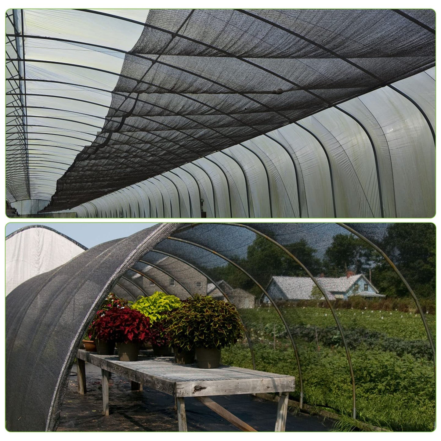 20 x 10 Ft Mosquito Netting for Garden Patio, Breathable Mesh Net for Bird and Insect Protection, Plant Cover for Vegetables, Fruits and Flowers, 3x6m Black