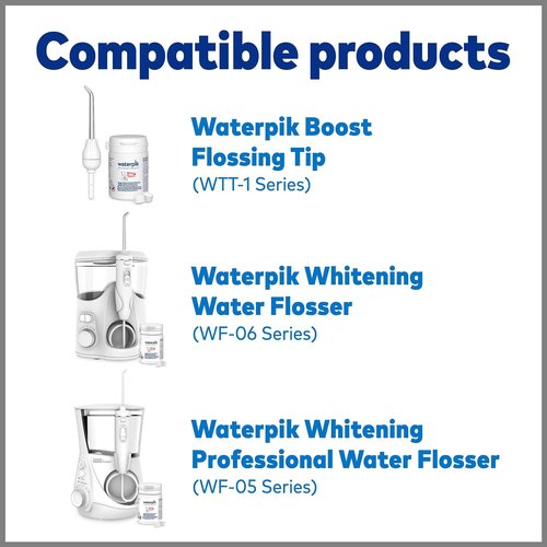 Waterpik Aquarius Water Flosser with 10 Settings, 7 Tips, ADA Accepted Plus 30 Count Fresh Mint Whitening Refill Tablets for Water Flossers