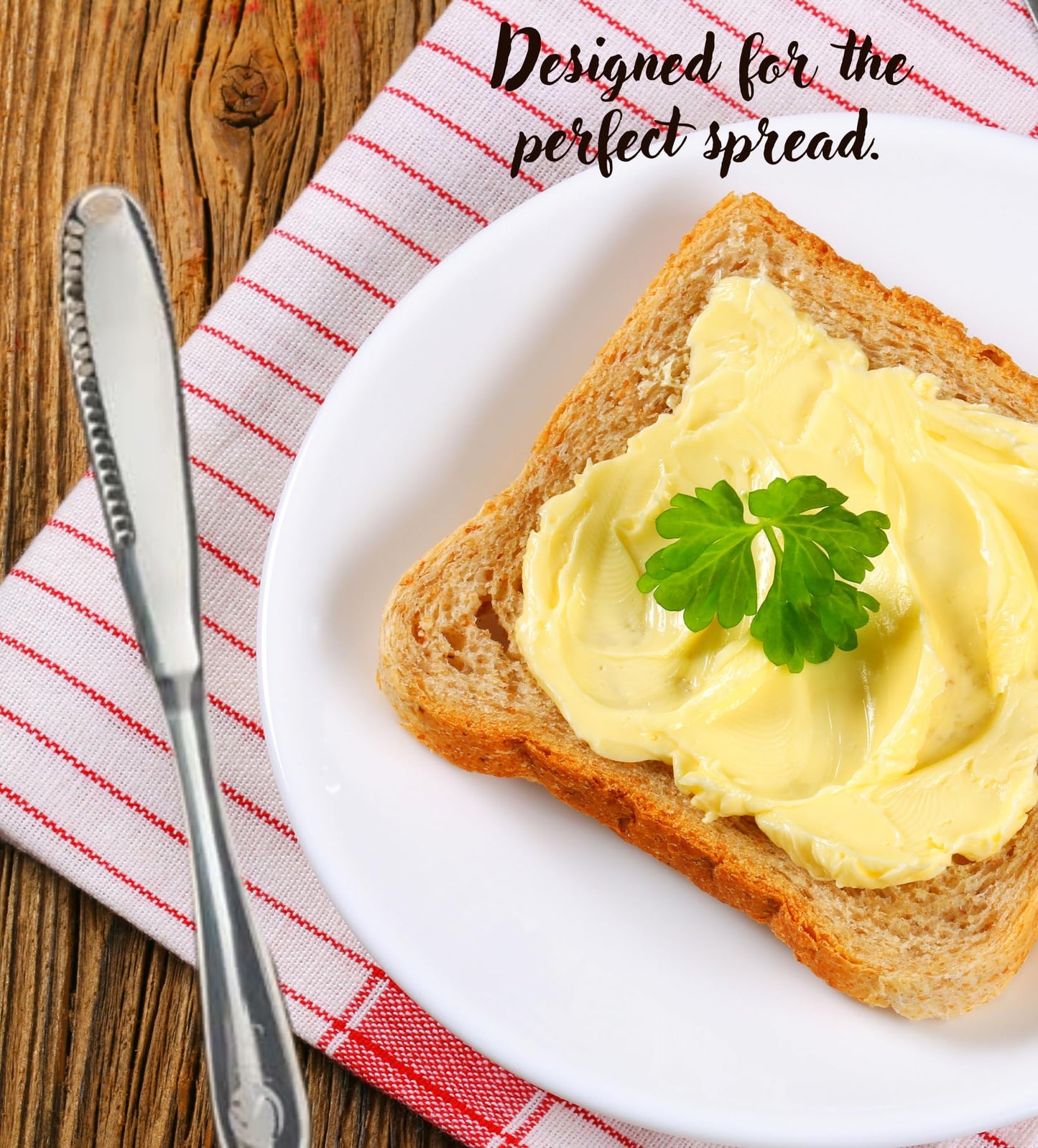 Simple preading Stainless Steel Butter Spreader, Butter Knife - 3 in 1 Kitchen Gadgets (2 Set)