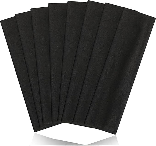 8PCS Summer-Exclusive Non Slip Sports Elastic Soft Running Fashion Headbands Absorb Sweat for Women & Men Working Out, Travel