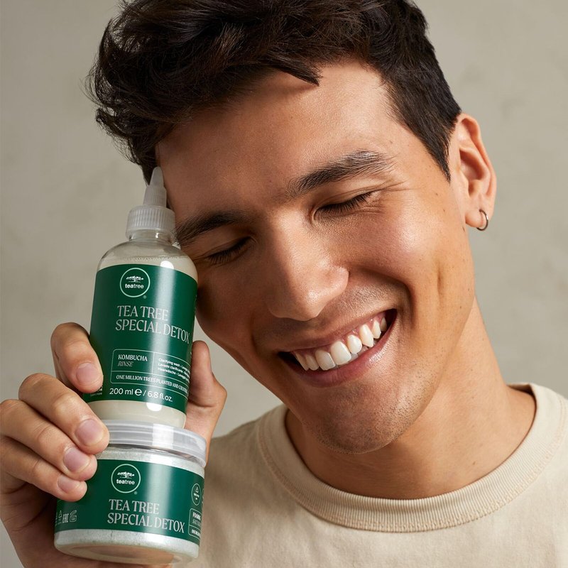 Tea Tree Special Detox Kombucha Rinse, Removes Buildup, Adds Shine, For All Hair Types, 6.8 fl. oz.
