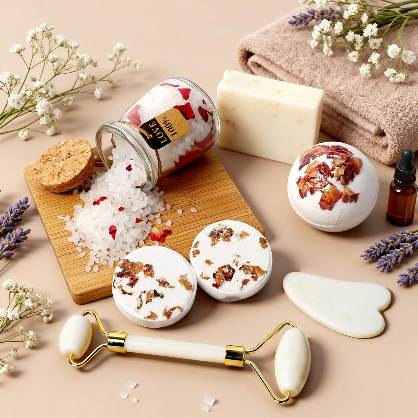 Birthday Gift for Women, Get Well Soon Self Care Package, Unique Spa Gift Basket Thank You Gifts for Mom Grandma Wife Best Friend Sister Her Mothers Day