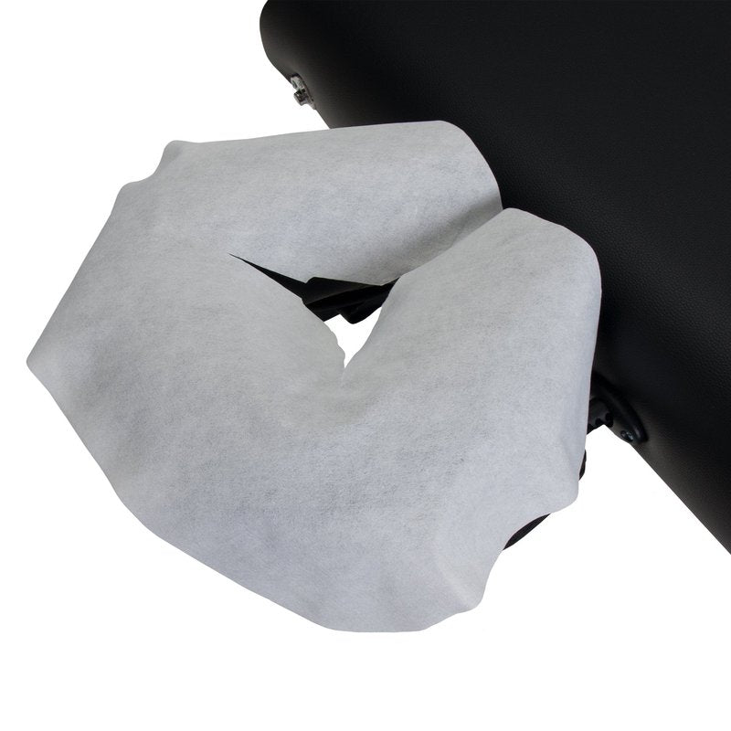 EarthLite Disposable Face Cradle Covers – Medical-Grade,Ultra Soft,Luxurious,Non-Sticking Massage Headrest Covers for Massage Tables &-Massage Chairs,(Pack of 12)