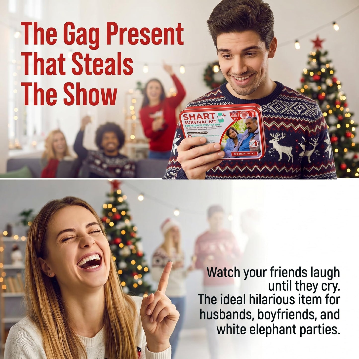 Funny Shart Survival Kit Ultimate Poop Prank Gag Gift Set Contains Wet Wipes, Disposable Underwear, Tissues and Hilarious Badge. Novelty Fart Potty Pack Great for Friends or Family