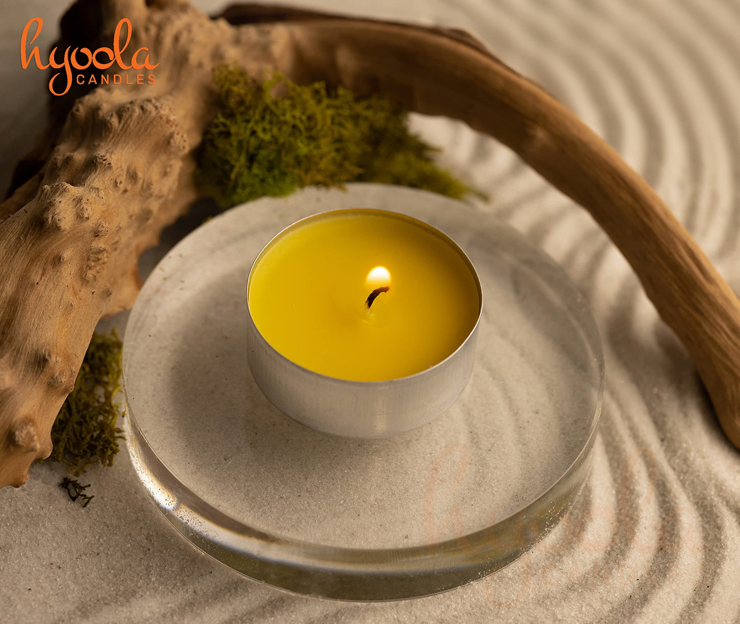 Hyoola Tealight Citronella Candles - Anti Mosquito Candle - 4 Hour Burn - 100 Pack - DEET Free