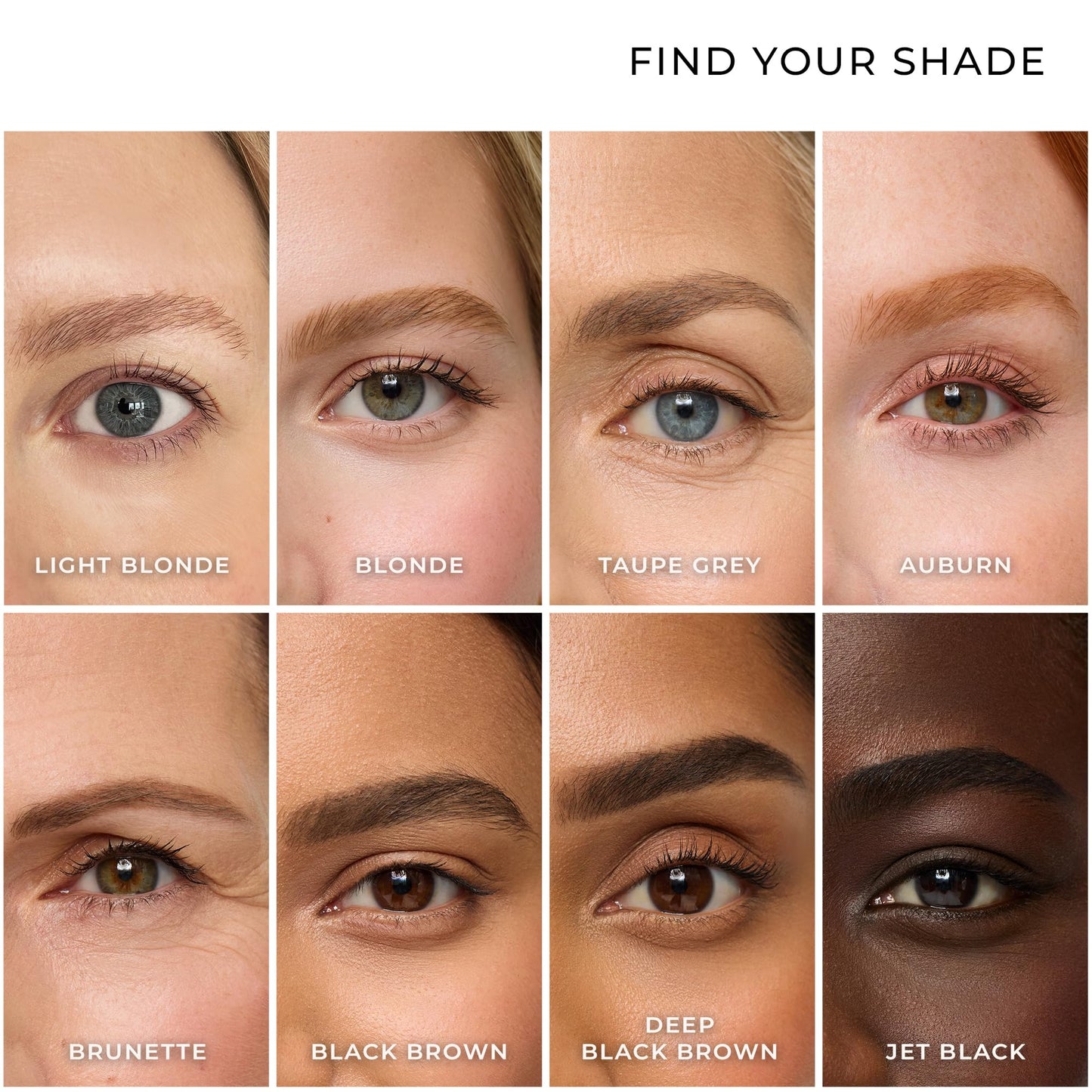 WUNDERBROW Eyebrow Gel, Waterproof, Smudgeproof, Long Lasting, Shade: Jet Black, Vegan and Cruelty-Free