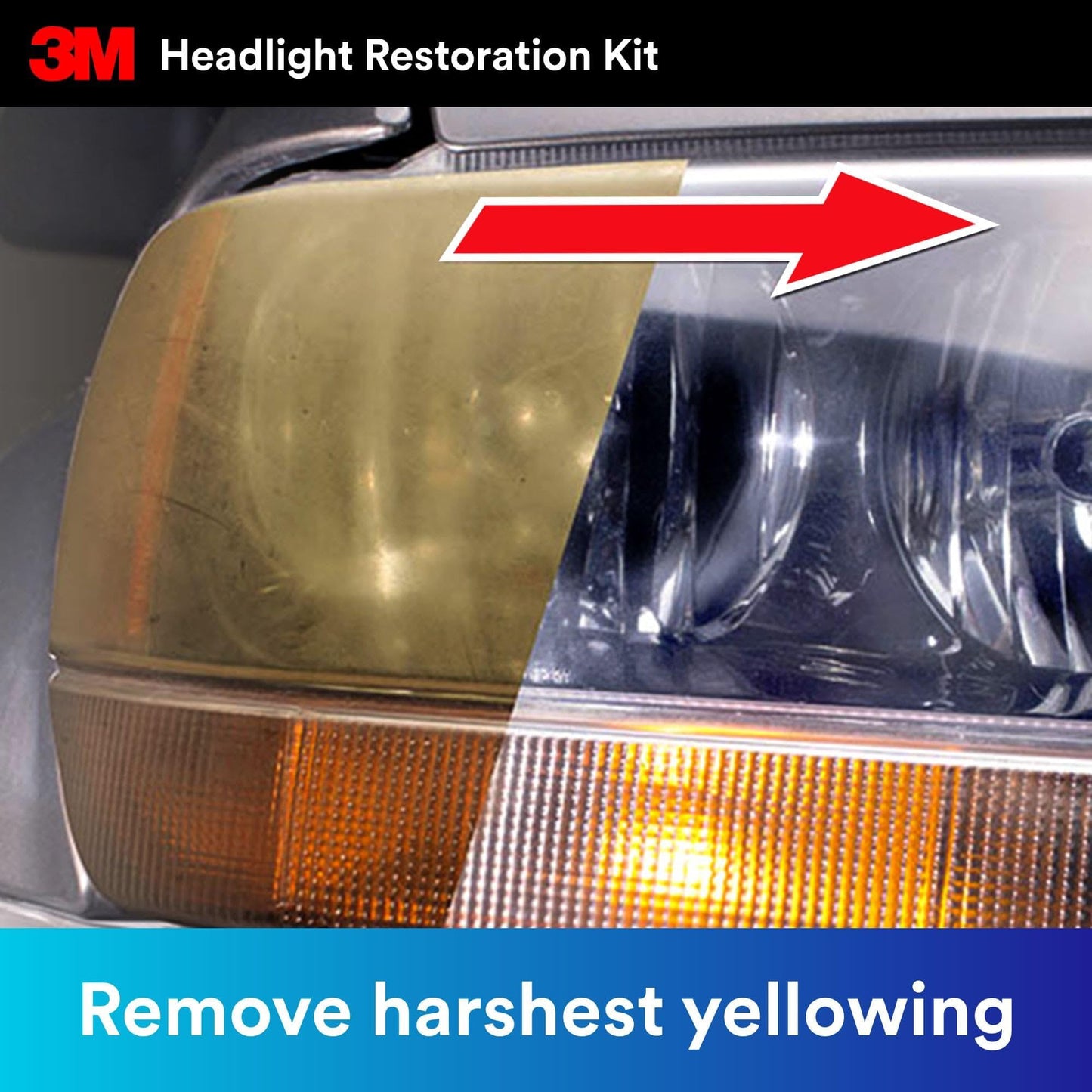3M Headlight Lens Restoration System, 39008, 1 Kit, 2-Pack