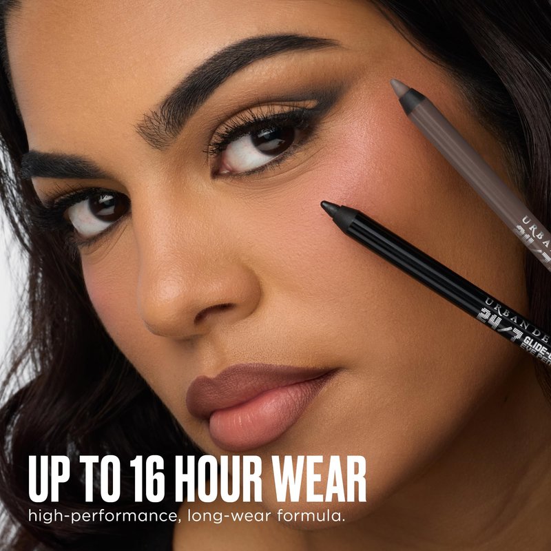 URBAN DECAY 24/7 Glide-On Waterproof Eyeliner Pencil - Smudge-Proof, Long-Lasting, Transfer-Proof, Up to 16HR Wear, Smooth No-Tug Formula, Sabbath (Deep Navy Matte) - 0.04 oz