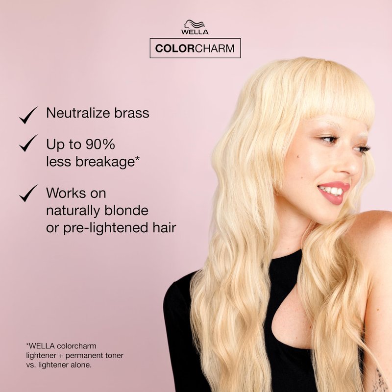 COLORCHARM Permanent Liquid Toners| Neutralize Brass| Free of Parabens| Vegan| T30 Sheer Golden Blonde| 1.4 Fl Oz