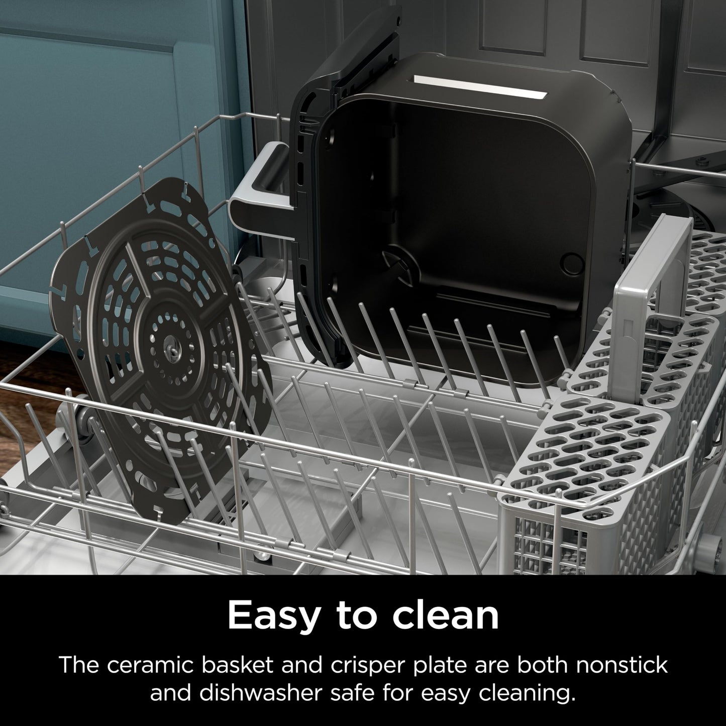 Ninja | Air Fryer | 6.5 QT Pro XL Capacity fits 9lbs of Wings | 6-in-1 Max Crisp, Air Fry, Roast, Bake, Reheat & Dehydrate | Nonstick Basket, Crisper Plate & Recipe Guide | Grey | AF181